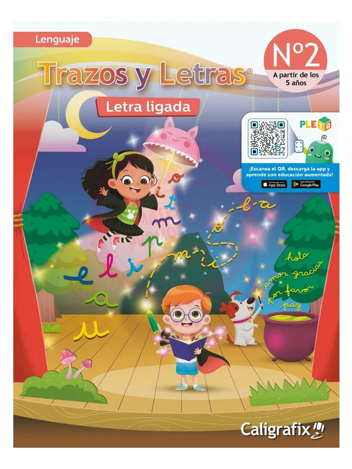 TRAZOS Y LETRAS 2 LETRA LIGADA 5 AÑOS -  NUEVA EDICIÓN 2026  1
