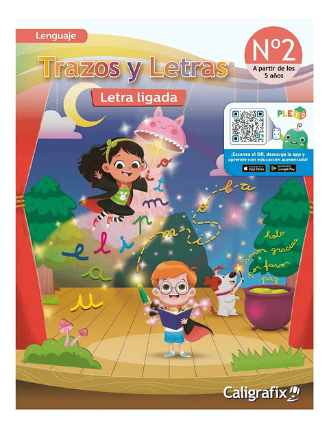 TRAZOS Y LETRAS 2 LETRA LIGADA 5 AÑOS -  NUEVA EDICIÓN 2026 