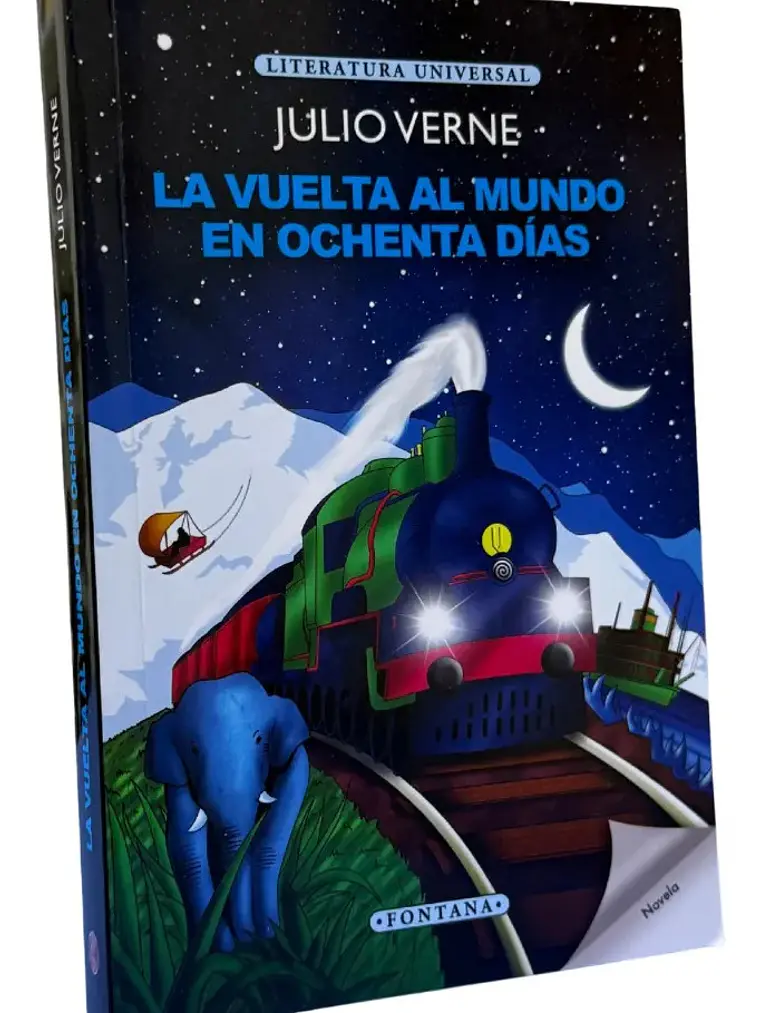 La Vuelta Al Mundo En Ochenta Días - Julio Verne / Fontana 1