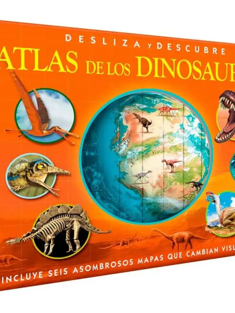 Atlas De Los Dinosaurios - Desliza y Descubre 1