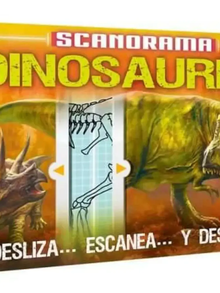 Scanorama Dinosaurios. Desliza… Escanea… Y Descubre 1