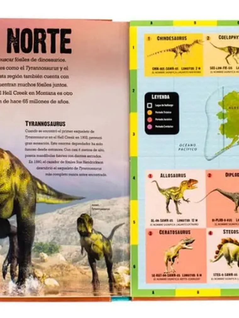 Atlas De Los Dinosaurios - Desliza y Descubre 3
