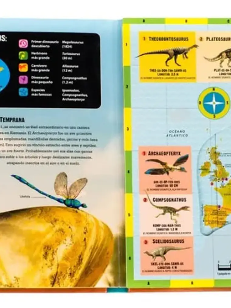 Atlas De Los Dinosaurios - Desliza y Descubre 4