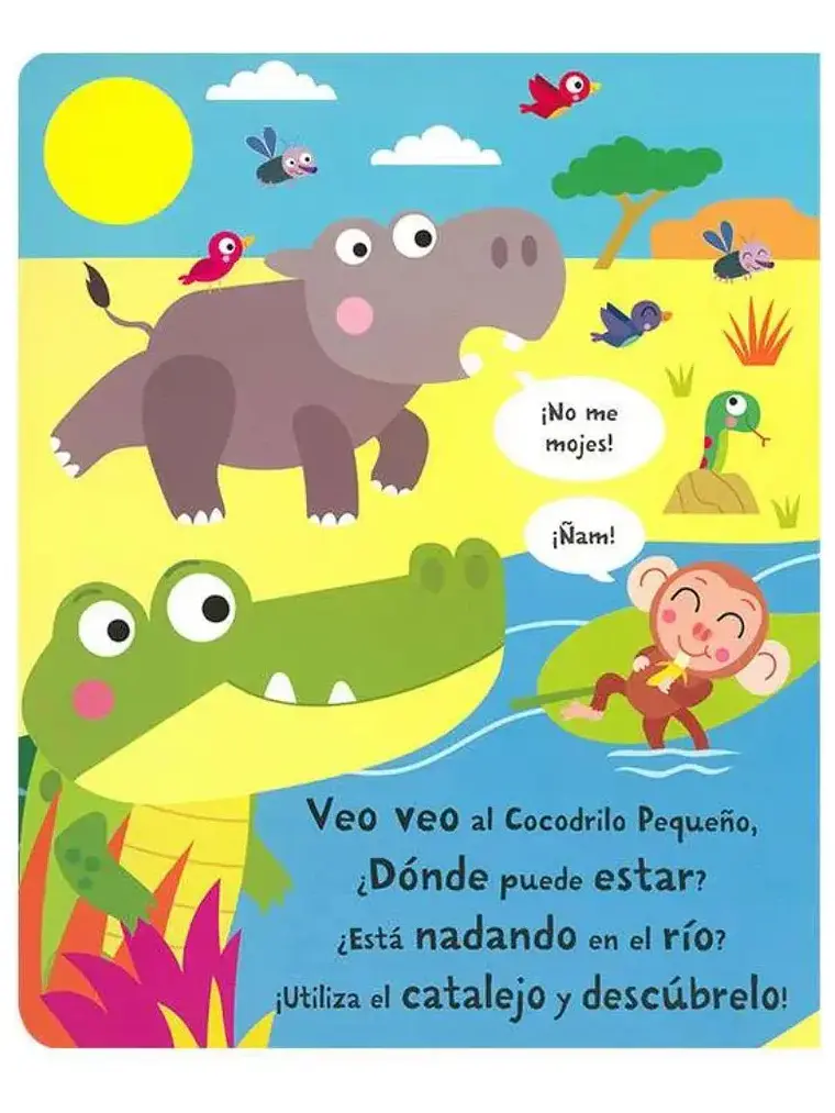 Catalejo Mágico Cocodrilo Grande - Cocodrilo Pequeño / Lexus 4