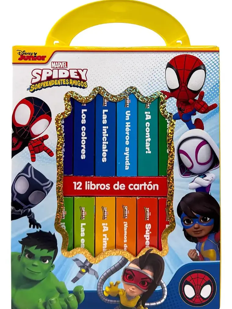 Marvel Spidey y sus Sorprendentes Amigos 12 Libros de Cartón 1