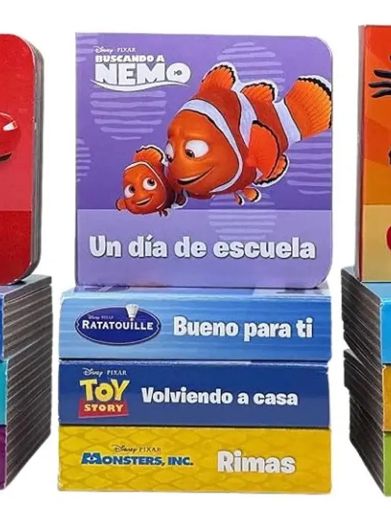 Estuche Disney Pixar: Biblioteca de 12 Libros de Cartón 3