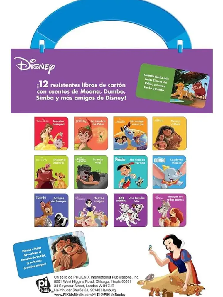 Estuche Disney Los Mejores Amigos 12 Libros de Cartón 2