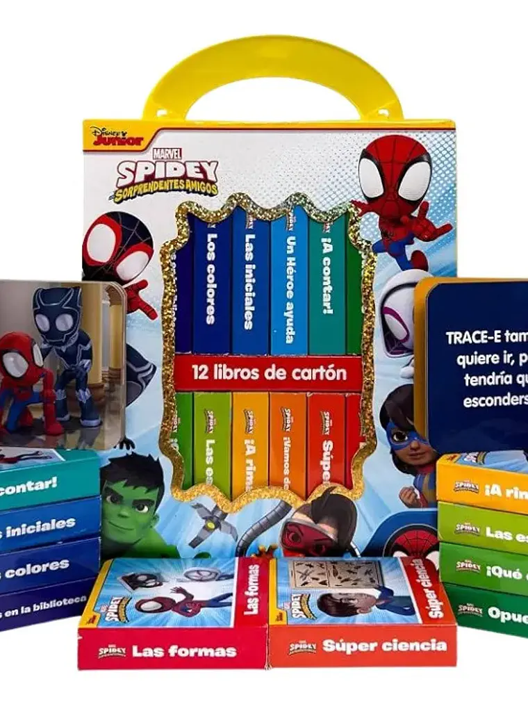 Marvel Spidey y sus Sorprendentes Amigos 12 Libros de Cartón 2