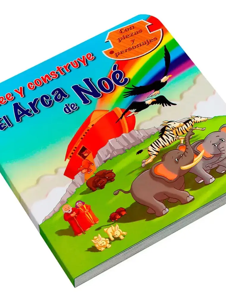 Lee y Construye el Arca de Noé con Piezas y Personajes 1