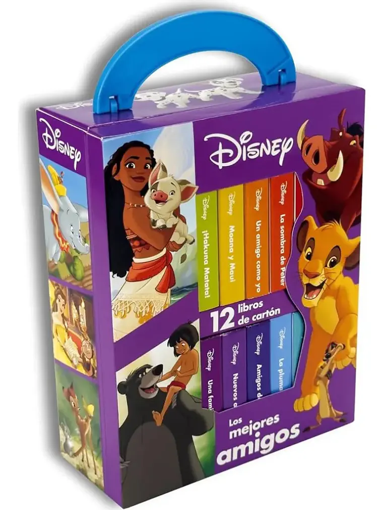 Estuche Disney Los Mejores Amigos 12 Libros de Cartón 3