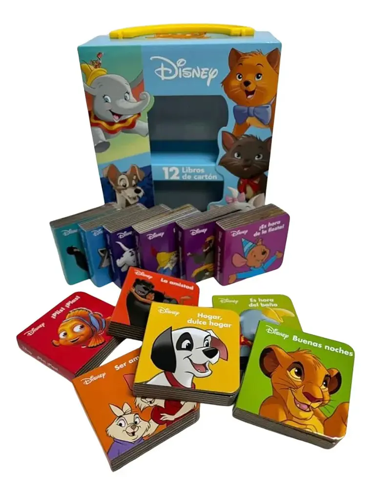 Estuche Disney Un Día de Aventuras 12 Mini Libros de Cartón 2