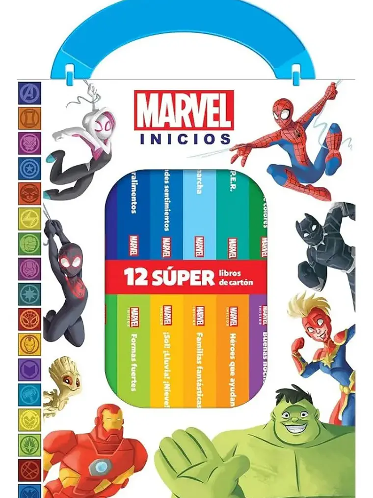 Estuche Marvel Inicios - Mi Primera Biblioteca 12 Libros 1