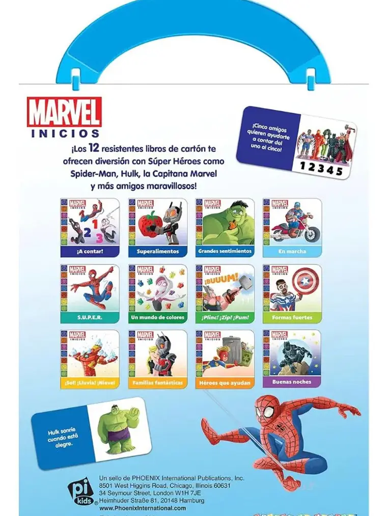 Estuche Marvel Inicios - Mi Primera Biblioteca 12 Libros 2