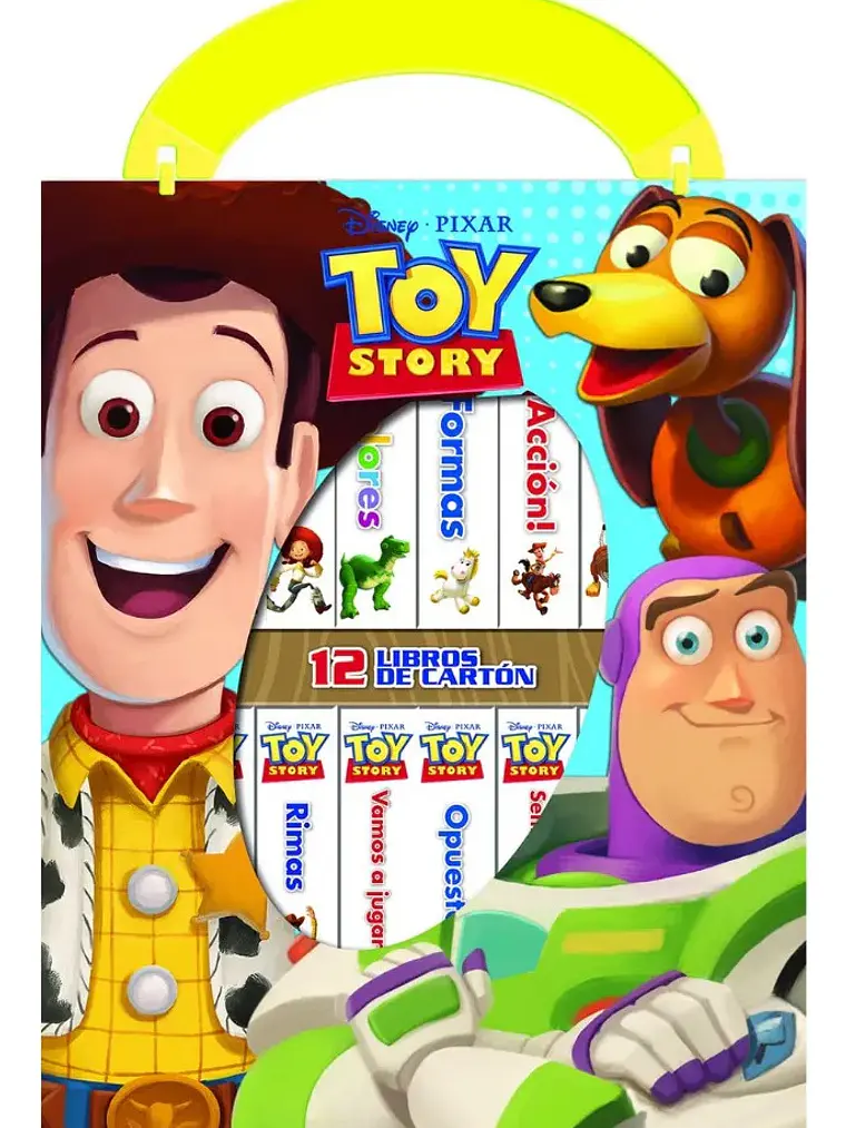 Estuche Disney Pixar Toy Story 12 Libros de Cartón 1