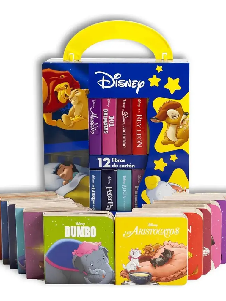 Estuche Disney Cuentos para Dormir - 12 Libros de Cartón 3