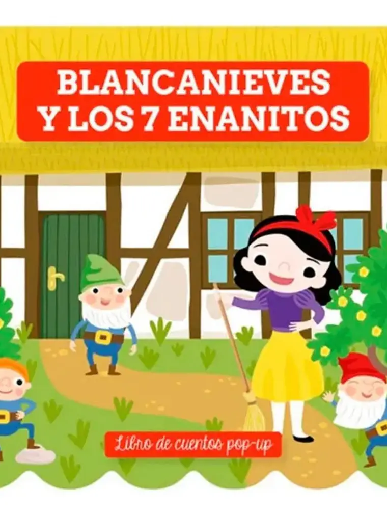 Blancanieves y los 7 Enanitos Libro Pop Up Interactivo 1