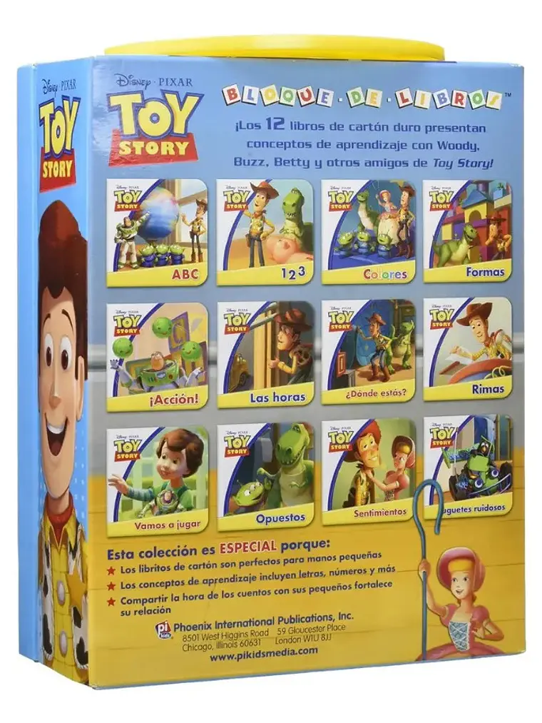 Estuche Disney Pixar Toy Story 12 Libros de Cartón 2