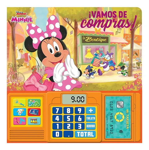 Minnie Mouse Vamos de Compras Caja Registradora Sonidos