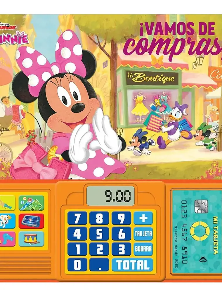 Minnie Mouse Vamos de Compras Caja Registradora Sonidos 1