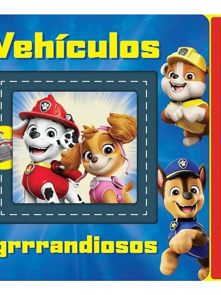 Paw Patrol Vehículos Grrrandiosos Libro Interactivo Sonidos 1