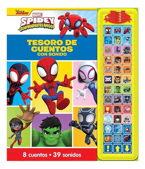 Spidey Tesoro de Cuentos con Sonidos 39 Sonidos PI Kids