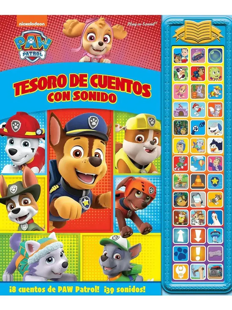 Paw Patrol Tesoro de Cuentos con Sonidos 39 Sonidos PI Kids 1