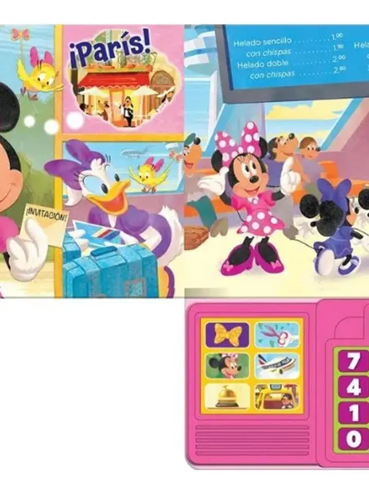 Minnie Mouse Vamos de Compras Caja Registradora Sonidos 3