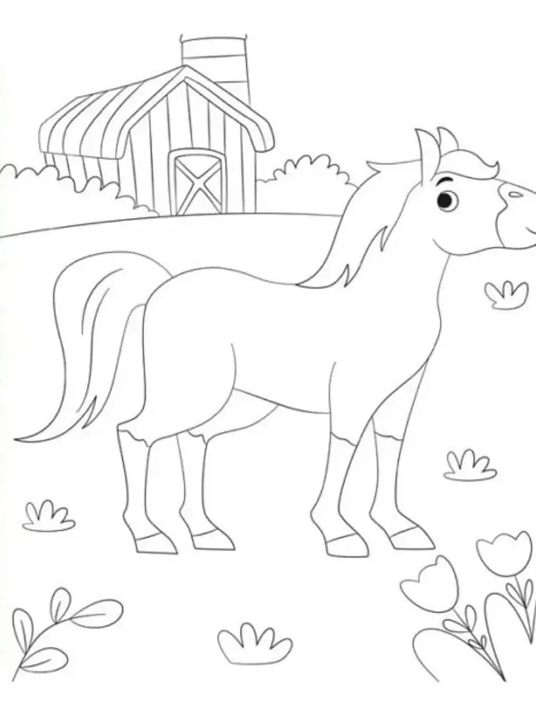 Tiempo en la Granja Libro para Colorear Lápices y Stickers 3