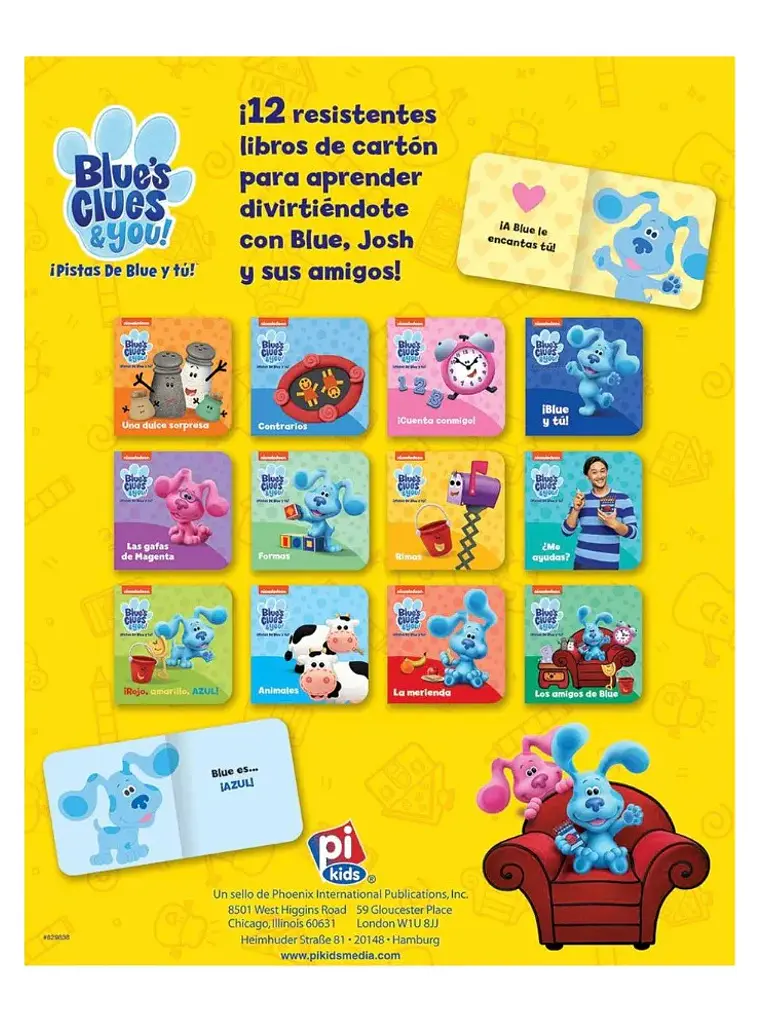 Estuche Blue's Clues & You Mi Primera Biblioteca 12 Libros 2