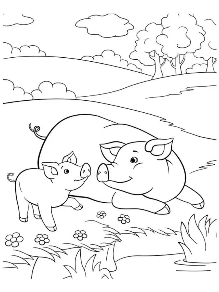 Tiempo en la Granja Libro para Colorear Lápices y Stickers 4