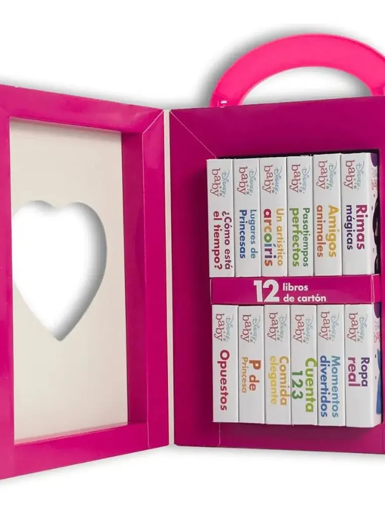 Estuche Disney Baby Princesas Primera Biblioteca 12 Libros 5