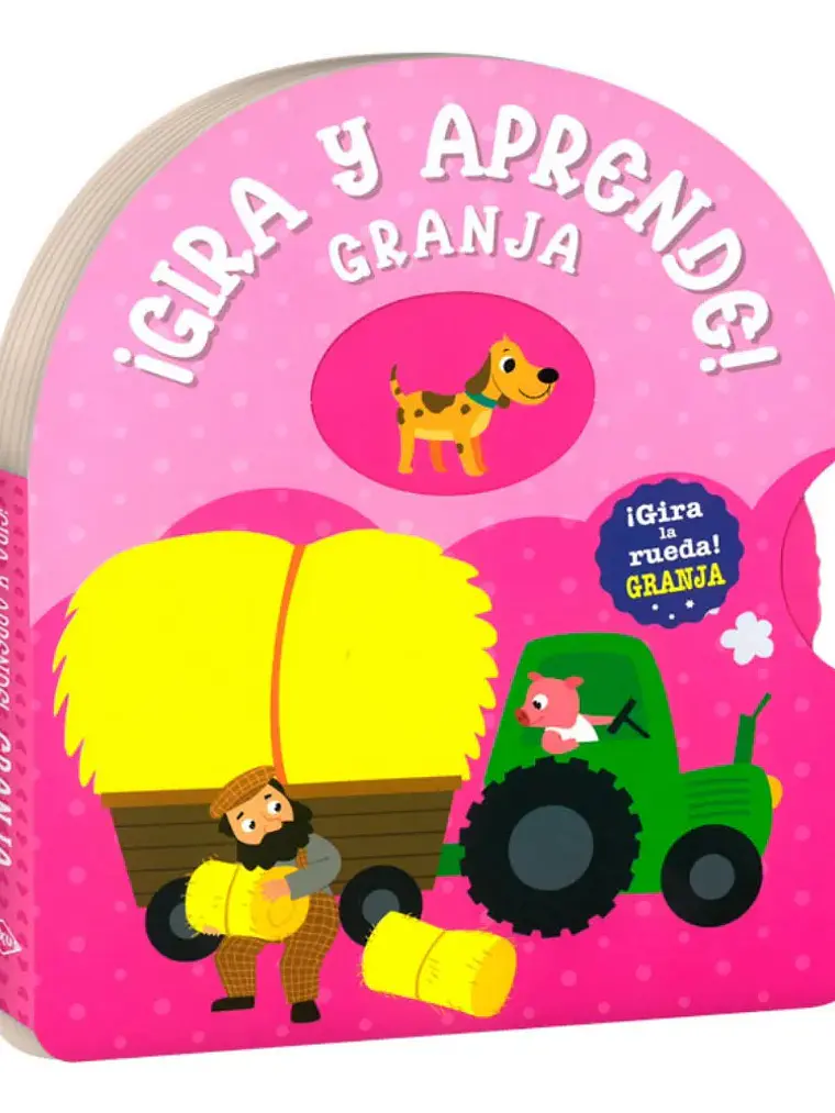 Gira Y Aprende Granja Libro Interactivo Con Rueda Lexus 1