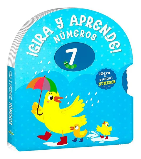 Gira Y Aprende Números Libro Interactivo Con Rueda Lexus