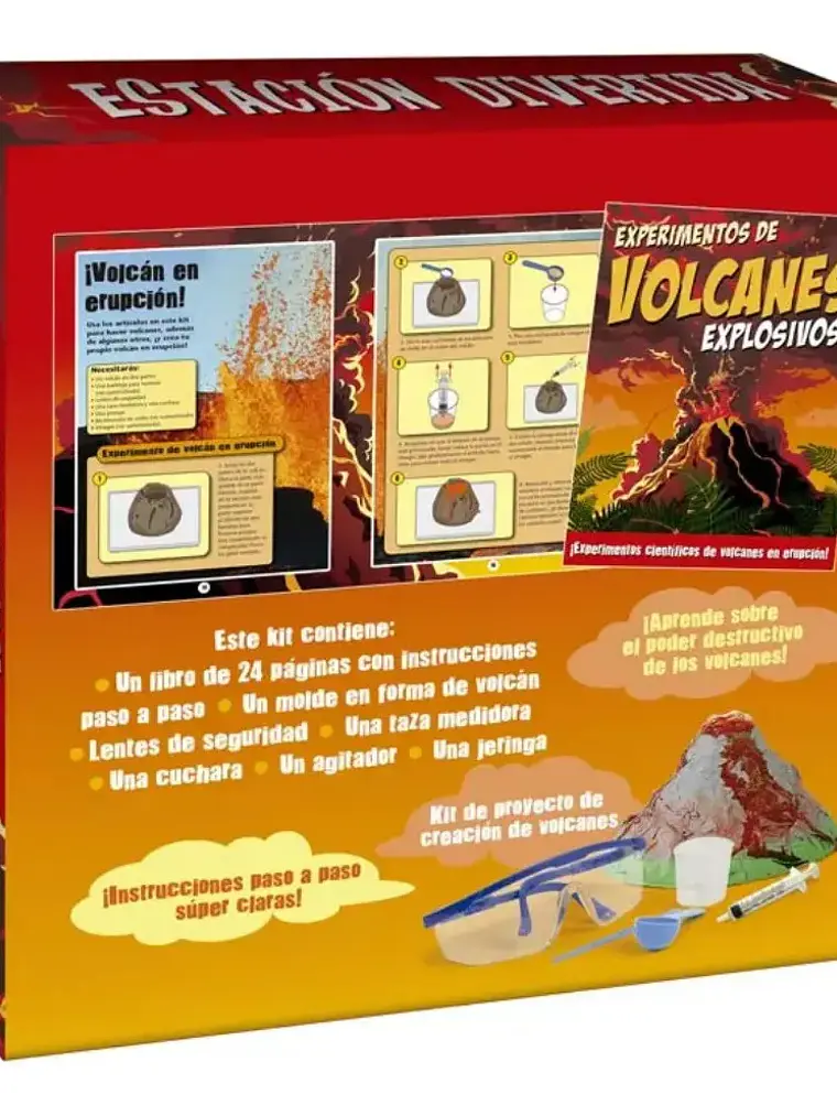 Experimentos De Volcanes Explosivos Kit De Ciencia Lexus 2
