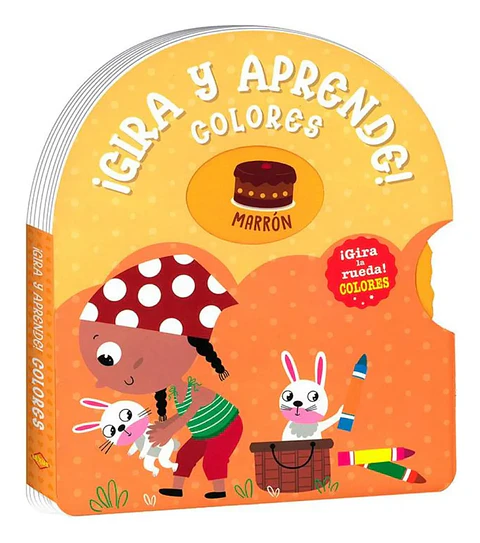 Gira Y Aprende Colores Libro Interactivo Con Rueda Lexus