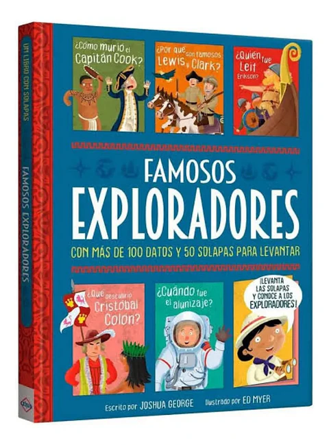 Famosos Exploradores Libro Con 50 Solapas Lexus Kids