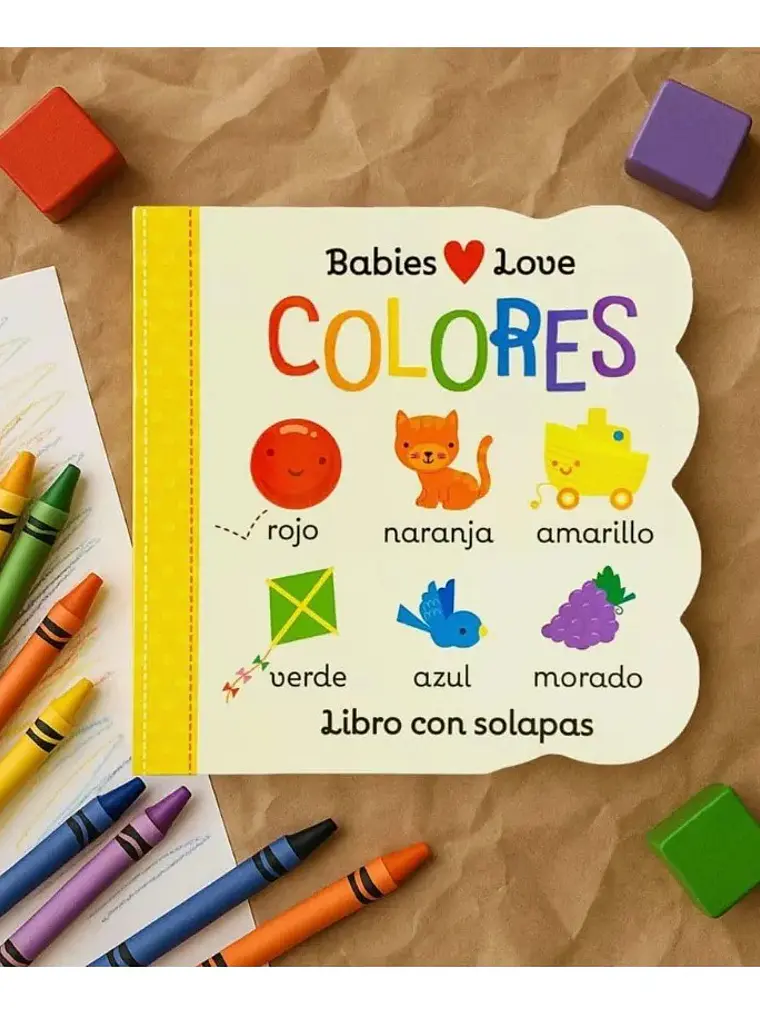 Babies Love Colores Libro Con Solapas Para Bebés 3
