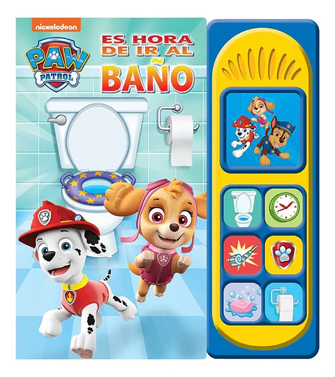 Paw Patrol Es Hora De Ir Al Baño Libro Infantil 7 Sonidos