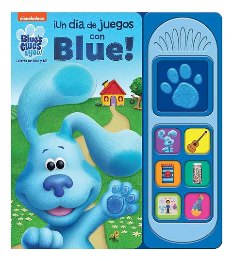 Blue's Clues Un Día De Juegos Con Blue 7 Sonidos Tapa Dura