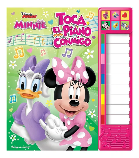 Disney Minnie Toca El Piano Conmigo Libro 6 Canciones