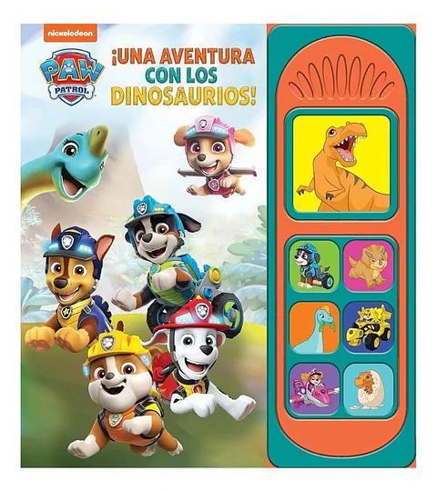 Paw Patrol Una Aventura Con Los Dinosaurios Libro 7 Sonidos
