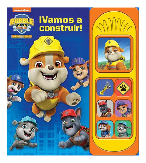 Rubble Y Equipo Vamos A Construir Libro Con 7 Sonidos