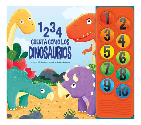 1 2 3 4 Cuenta Como Los Dinosaurios Infantil 10 Sonidos