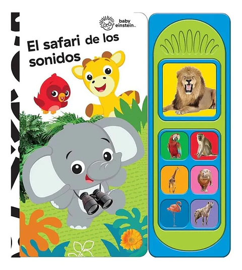 Baby Einstein El Safari De Sonidos Libro Infantil 7 Sonidos