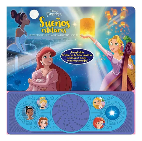 Disney Princesas Sueños Estelares Proyector De Luz Y Sonidos