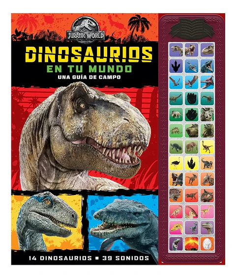 Jurassic World Dinosaurios En Tu Mundo Libro Con 39 Sonidos