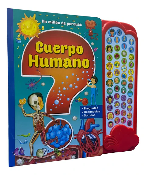Un Millón De Porqués Cuerpo Humano Libro Con 48 Sonidos