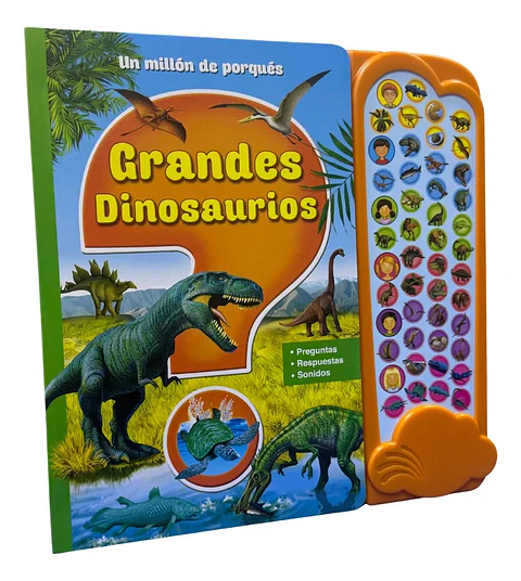 Un Millón De Porqués Grandes Dinosaurios Libro 48 Sonidos