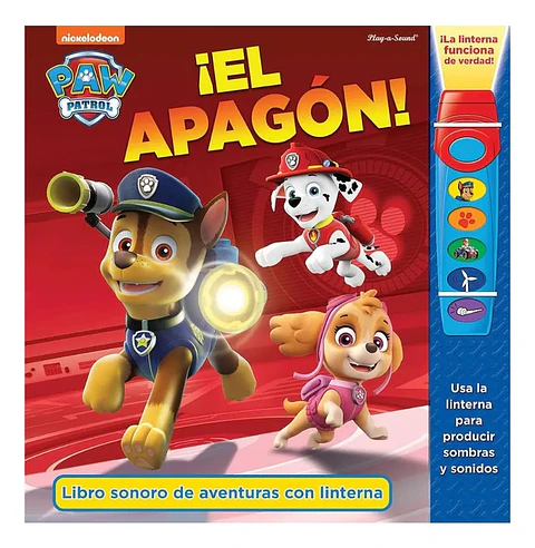 Paw Patrol El Apagón Linterna Interactiva Con 5 Sonidos