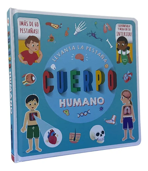 Levanta La Pestaña Cuerpo Humano Libro Infantil Educativo